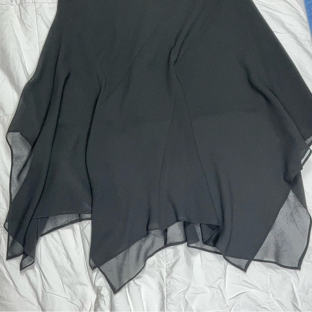 Scarlett Black Asymmetrical Midi Skirt Womens Size 6 - Picture 6 of 9